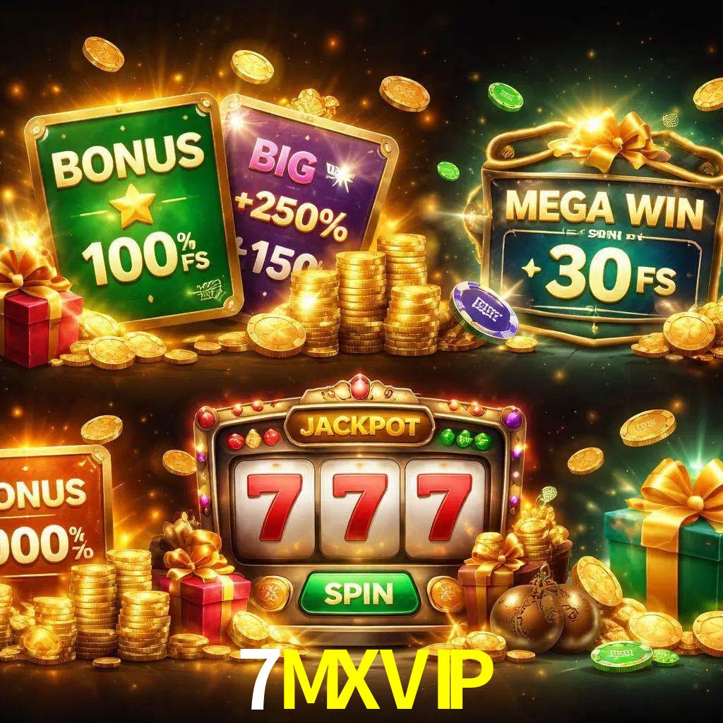 Tipos de bonos 7MXVIP incluyendo recompensas de bienvenida y promociones continuas