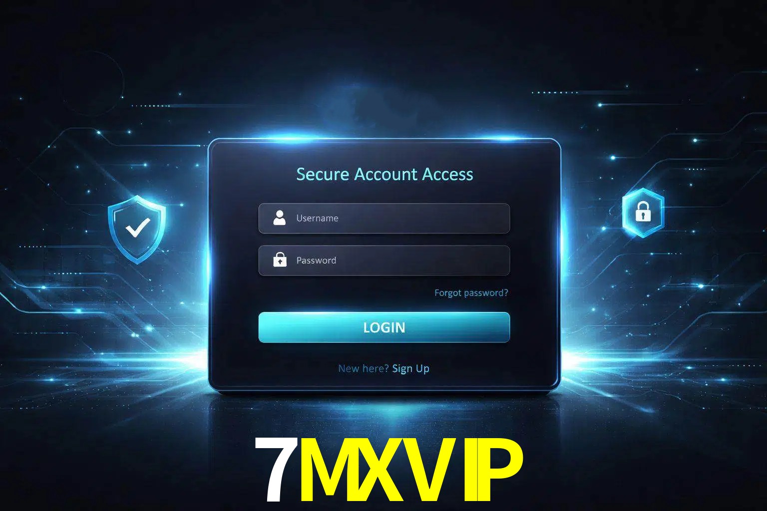 Pantalla de inicio de sesión de cuenta 7MXVIP para usuarios en México