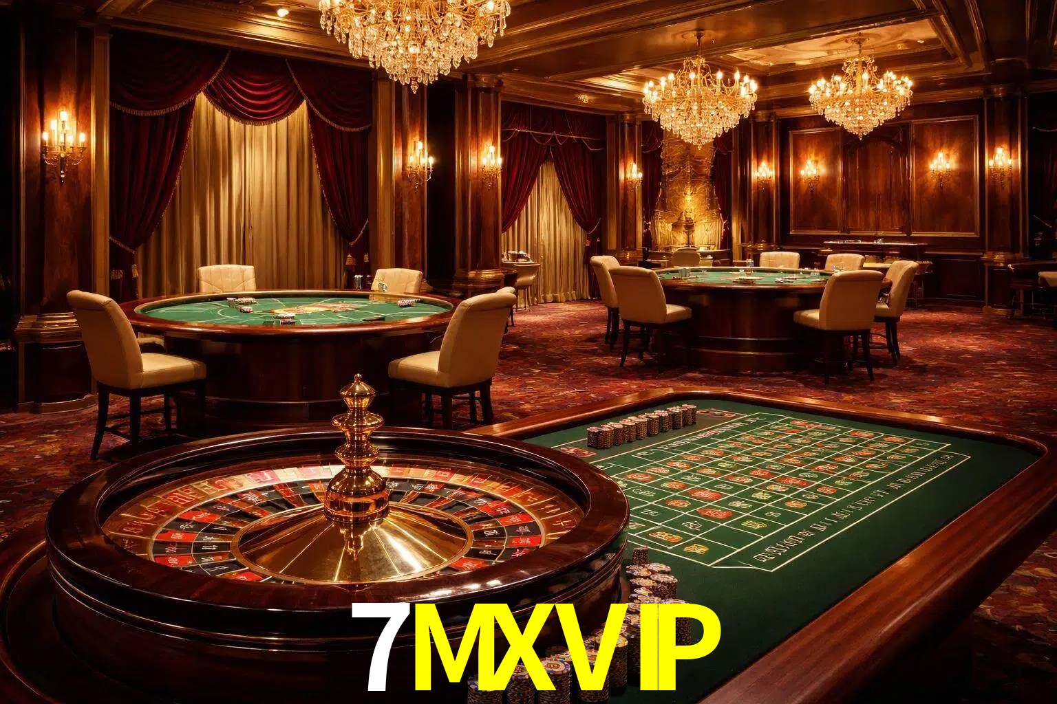 Una escena premium de mesa de casino en vivo con cartas, elementos de ruleta y un ambiente pulido de estudio de transmisión.